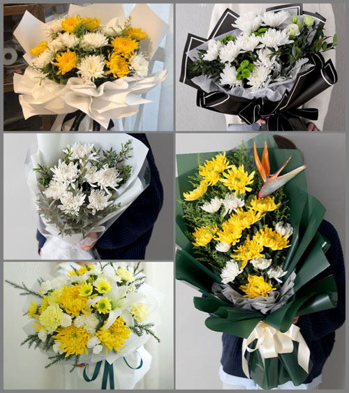 四川绵阳盐亭县八角镇白事花束代送
